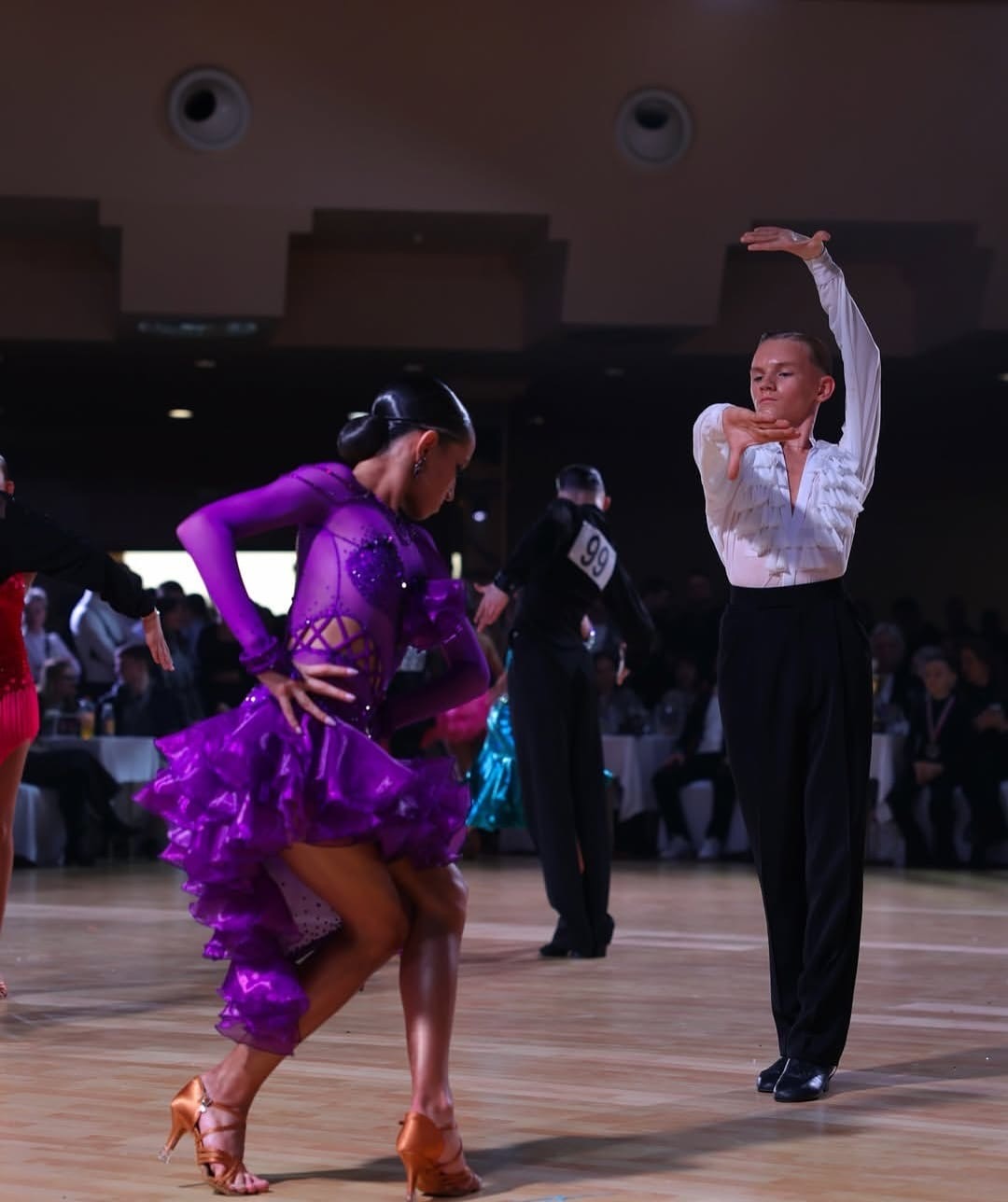Vision Dance Team on the floor